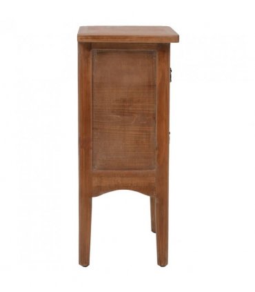 vidaXL Bedside Cabinet | Brown | Solid Fir Wood | 40x29x68cm | Storage