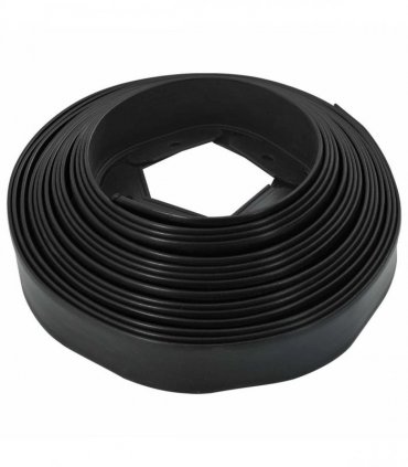 vidaXL Lawn Edgings Black 4000 x 4 x 5 cm Plastic