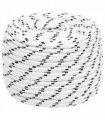vidaXL Braided Boat Rope White 14 mmx25 m Polyester