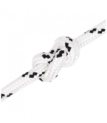 vidaXL Braided Boat Rope White 14 mmx25 m Polyester