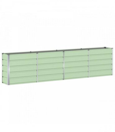 vidaXL Planter Green 320 x 40 x 75 cm Steel