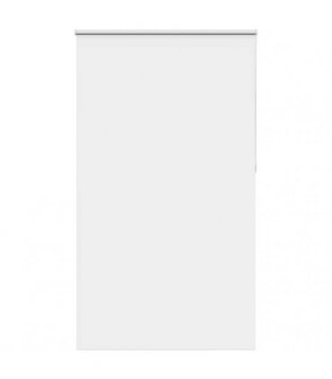 vidaXL Roller Blind Blackout White 135x210 cm Fabric Width 131.6 cm Polyester