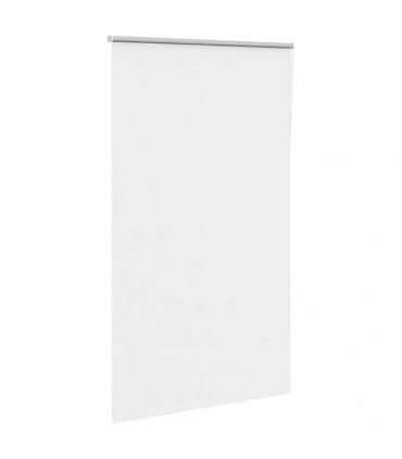 vidaXL Roller Blind Blackout White 135x210 cm Fabric Width 131.6 cm Polyester