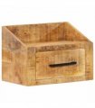 vidaXL Bedside Cabinet Brown 40 x 30 x 30 cm Solid Mango Wood