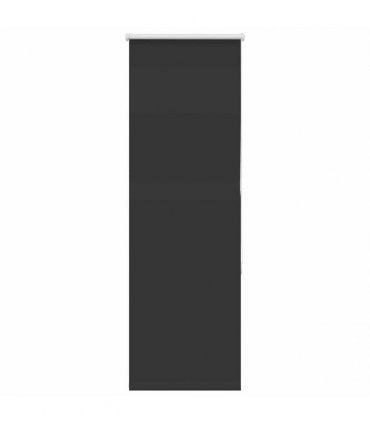 vidaXL Roller Blind Blackout Black 45x130 cm Fabric Width 40.7 cm Polyester