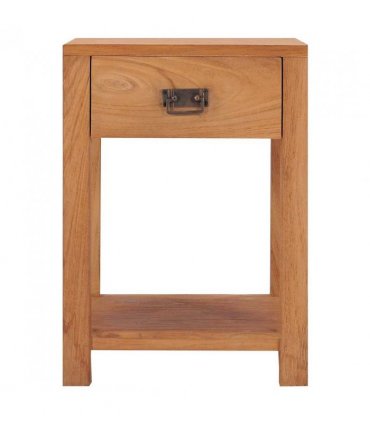 vidaXL bedside Cabinet 35x35x50 cm Solid Teak Wood