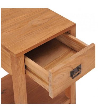 vidaXL bedside Cabinet 35x35x50 cm Solid Teak Wood
