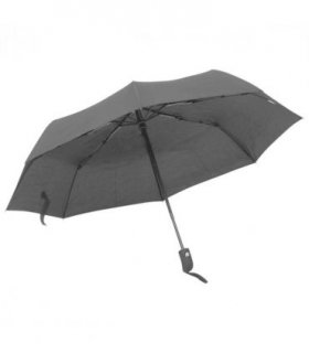 vidaXL Automatic Folding Umbrella Black 95 cm