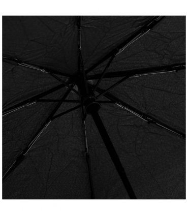 vidaXL Automatic Folding Umbrella Black 95 cm