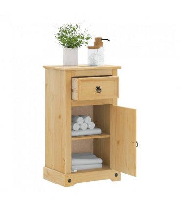 vidaXL Bathroom Cabinet Corona 45x33x80 cm Solid Wood Pine