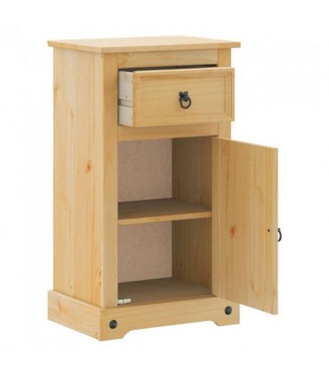 vidaXL Bathroom Cabinet Corona 45x33x80 cm Solid Wood Pine