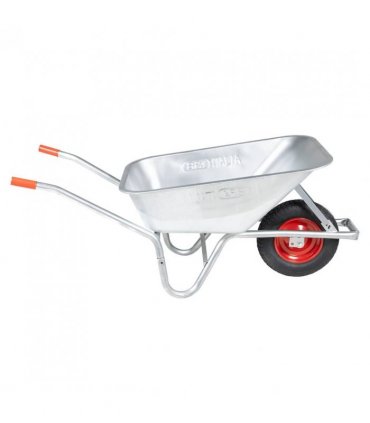 vidaXL Wheelbarrow 90 L 150 kg Galvanised Steel and Plastic