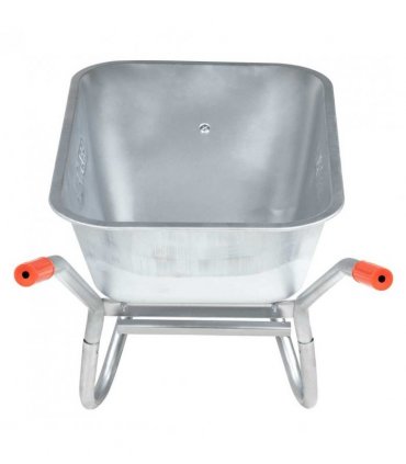 vidaXL Wheelbarrow 90 L 150 kg Galvanised Steel and Plastic