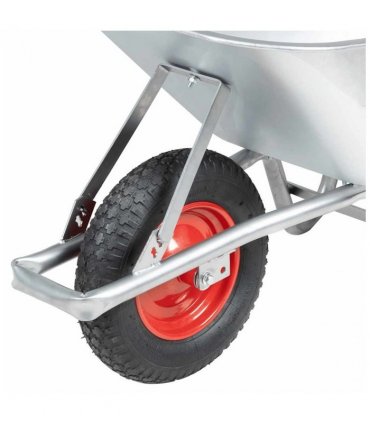 vidaXL Wheelbarrow 90 L 150 kg Galvanised Steel and Plastic