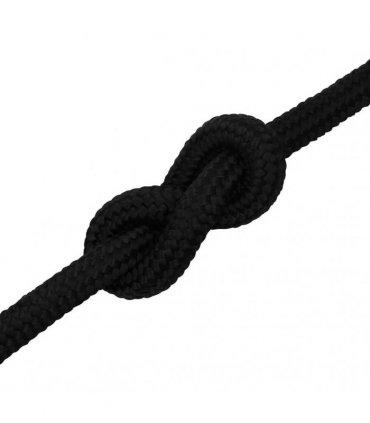 vidaXL Work Rope Black 20 mm 25 m Polyester