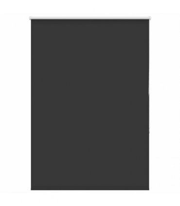 vidaXL Roller Blind Blackout Black 95x150 cm Fabric Width 90.7 cm Polyester