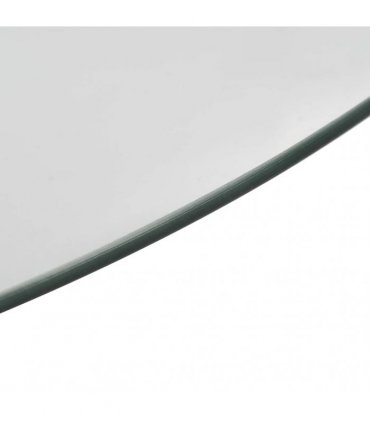 vidaXL Rotating Serving Plate Transparent 60 cm Tempered Glass