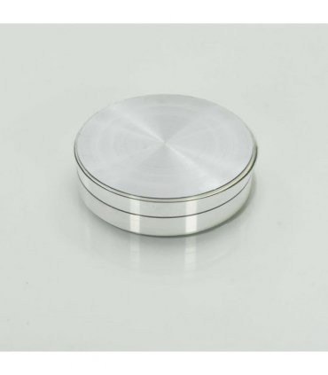 vidaXL Rotating Serving Plate Transparent 60 cm Tempered Glass