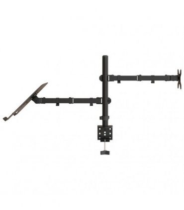 vidaXL Monitor Mount Black Steel VESA 75/100 mm