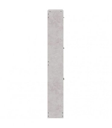 vidaXL Shoe Cabinet Concrete Grey 59x17x108 cm Engineered Wood