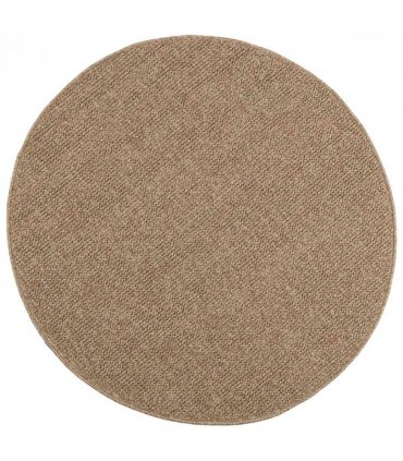 vidaXL Area Rugs Round AGIRA Natural Ø 120 CM Polyester