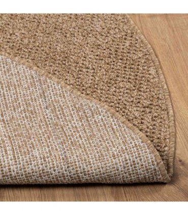 vidaXL Area Rugs Round AGIRA Natural Ø 120 CM Polyester