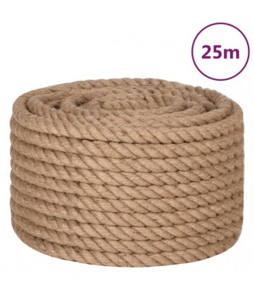 vidaXL Jute Rope 25 m Long 20 mm Thick