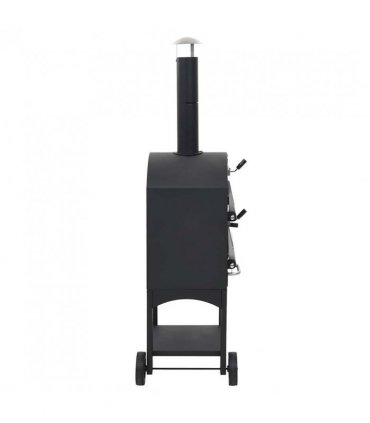 vidaXL Charcoal Fired Outdoor Pizza Oven with Fireclay Stone