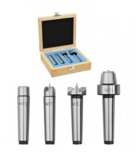 vidaXL Wood Lathe Centers 4 pcs MT2 Steel