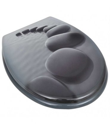 vidaXL Toilet Seats with Lids 2 pcs MDF Stones