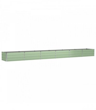 vidaXL Planter Green 600 x 80 x 45 cm Steel