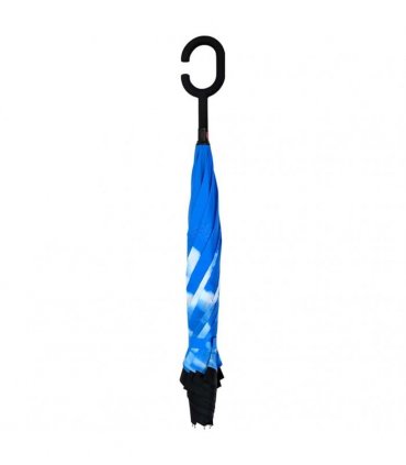 vidaXL Umbrella C-handle Black 108 cm