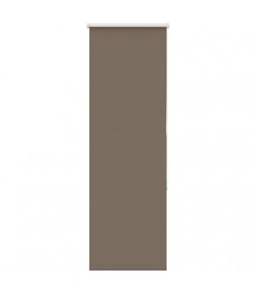 vidaXL Roller Blind Blackout Coffee 40x150 cm Fabric Width 35.7 cm Polyester