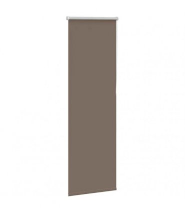 vidaXL Roller Blind Blackout Coffee 40x150 cm Fabric Width 35.7 cm Polyester
