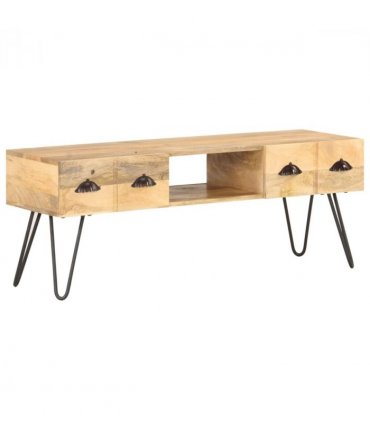 vidaXL TV Cabinet 120x35x45 cm Solid Mango Wood