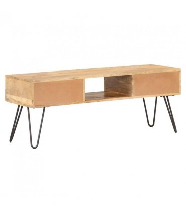 vidaXL TV Cabinet 120x35x45 cm Solid Mango Wood