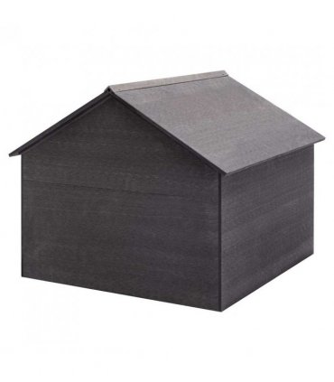 vidaXL Lawn Mower Garage Grey 80x80x70 cm WPC