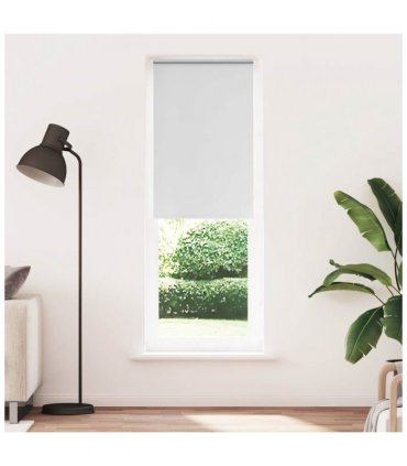 vidaXL Roller Blind Blackout White 70x230 cm Fabric Width 65.7 cm Polyester