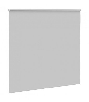 vidaXL Roller Blind Blackout Light Grey 165x175 cm Fabric Width 161.6 cm Polyester