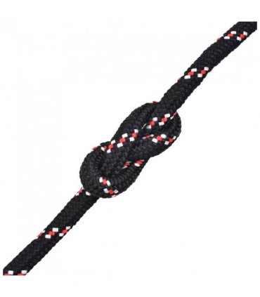 vidaXL Marine Rope Polypropylene 10 mm 250 m Black