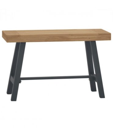 vidaXL Bench 80 cm Solid Wood Teak