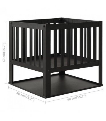 vidaXL Fire Pit 40x40x40 cm Steel