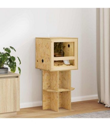 vidaXL Terrarium Brown 40 x 40 x 90 cm OSB