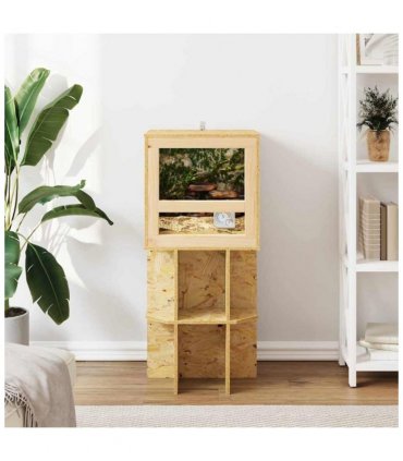 vidaXL Terrarium Brown 40 x 40 x 90 cm OSB
