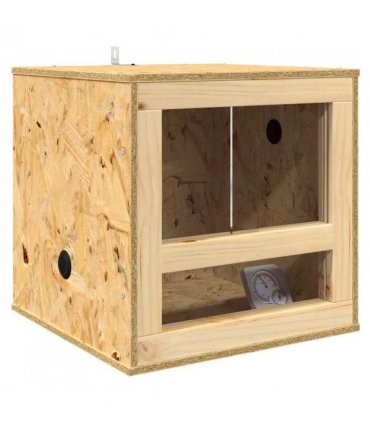 vidaXL Terrarium Brown 40 x 40 x 90 cm OSB