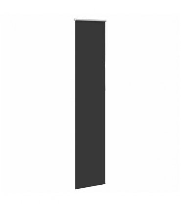 vidaXL Roller Blind Blackout Black 60x230 cm Fabric Width 55.7 cm Polyester