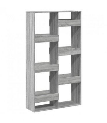 vidaXL Bookcase Grey Sonoma 100x33x175 cm Engineered Wood