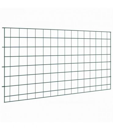 vidaXL Pond Fence Set 5 pcs Green 100 x 50 cm Steel