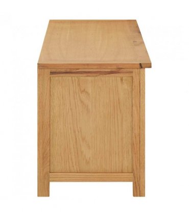 vidaXL Shoe Rack 114x37x45 cm Solid Oak Wood