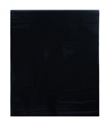 vidaXL Window Film Static Frosted Black 90x1000 cm PVC